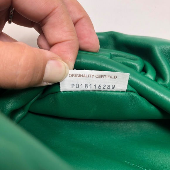 Bottega Veneta Belt Chain Pouch Purse Green Made In Italy Fold Over Party main image 5